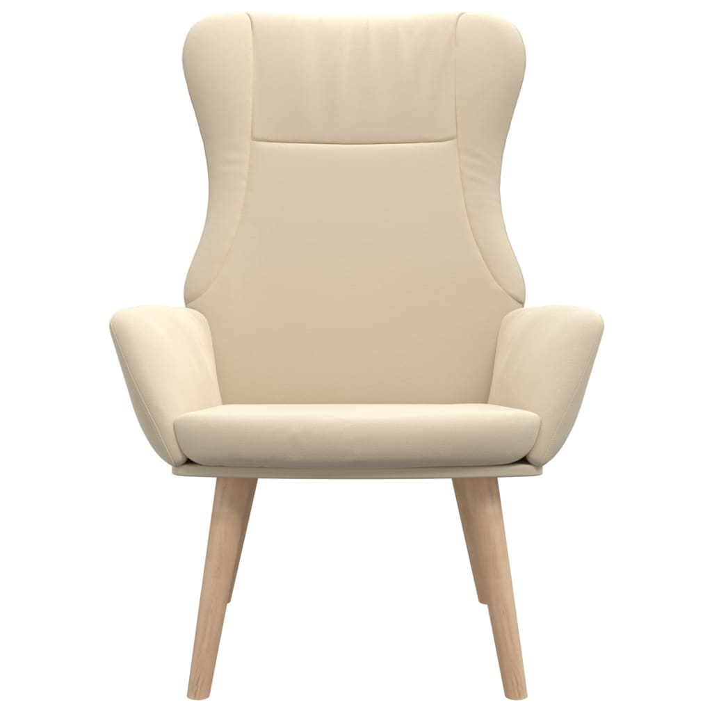 Relaxstoel stof crèmekleurig Fauteuils & Relaxfauteuils | Creëer jouw Trendy Thuis | Gratis bezorgd & Retour | Trendy.nl