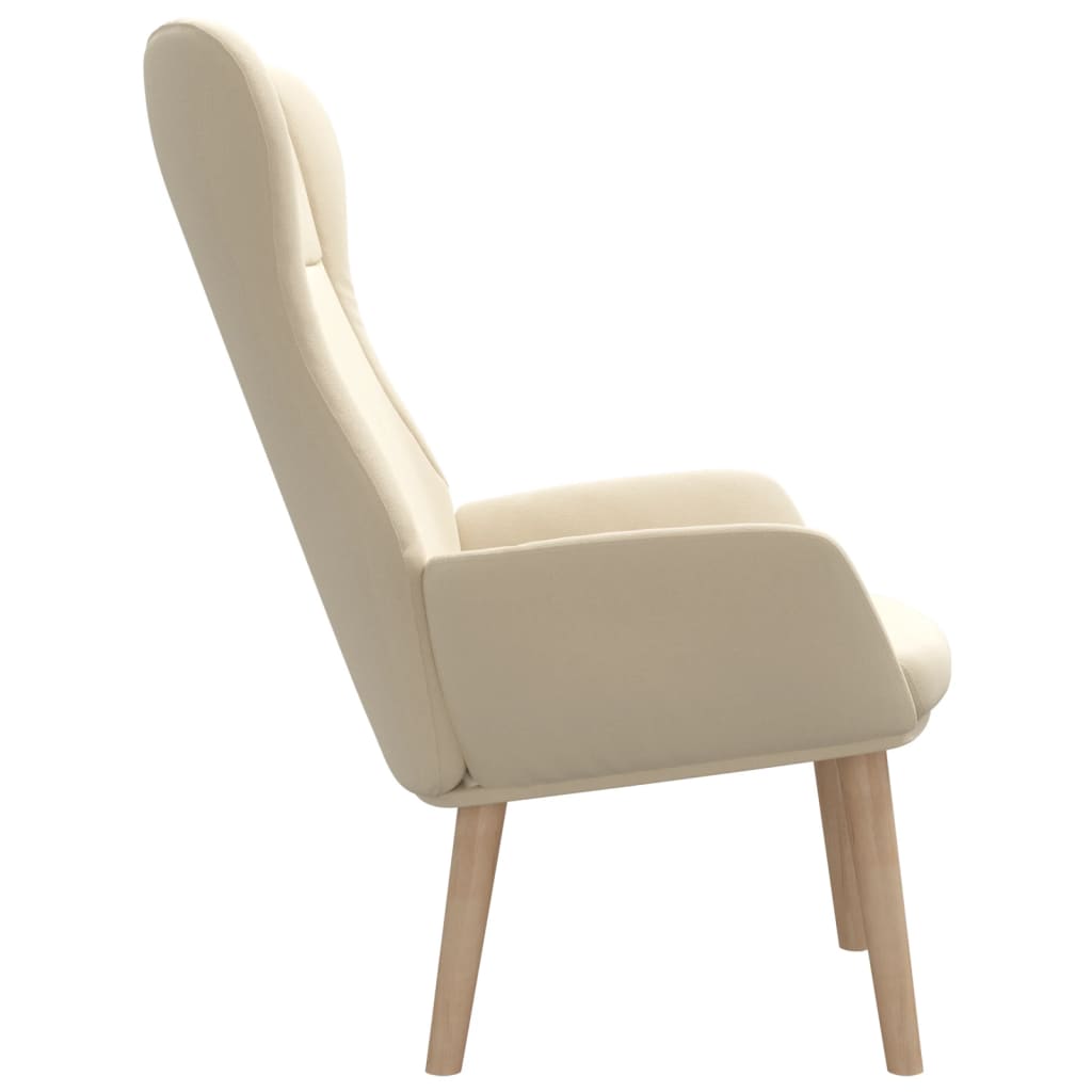 Relaxstoel stof crèmekleurig Fauteuils & Relaxfauteuils | Creëer jouw Trendy Thuis | Gratis bezorgd & Retour | Trendy.nl