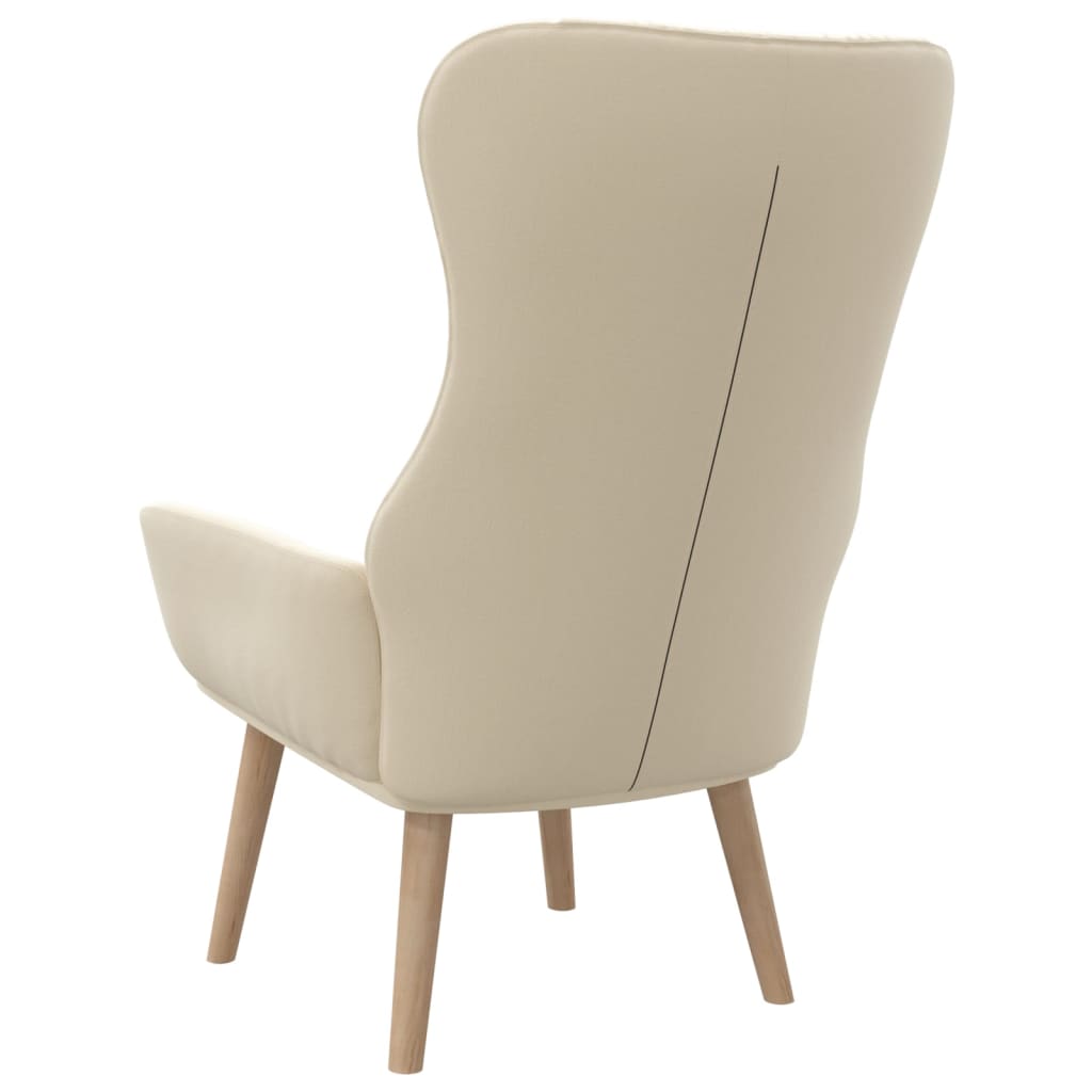 Relaxstoel stof crèmekleurig Fauteuils & Relaxfauteuils | Creëer jouw Trendy Thuis | Gratis bezorgd & Retour | Trendy.nl