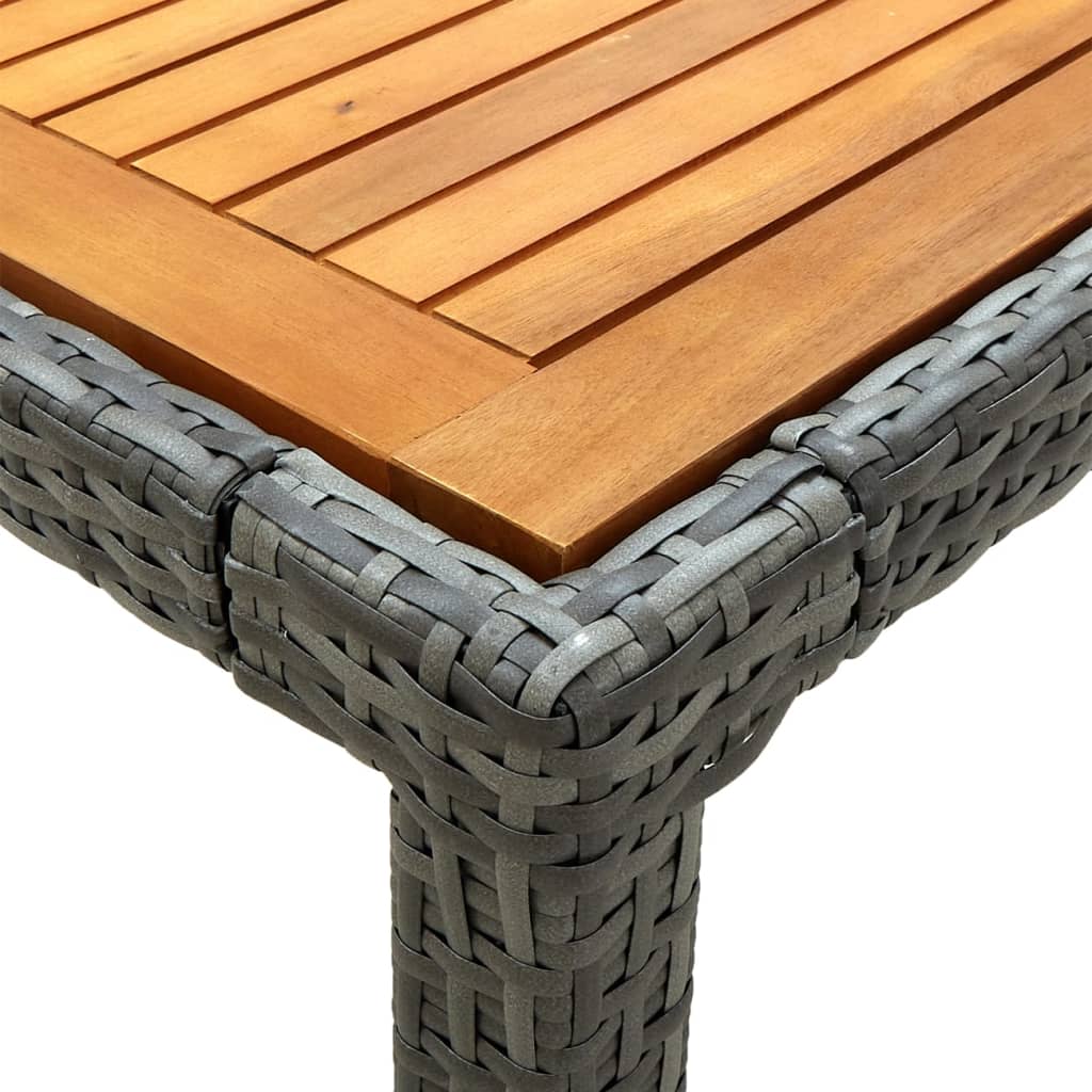 3-delige Tuinset met kussens poly rattan grijs Tuinsets | Creëer jouw Trendy Thuis | Gratis bezorgd & Retour | Trendy.nl