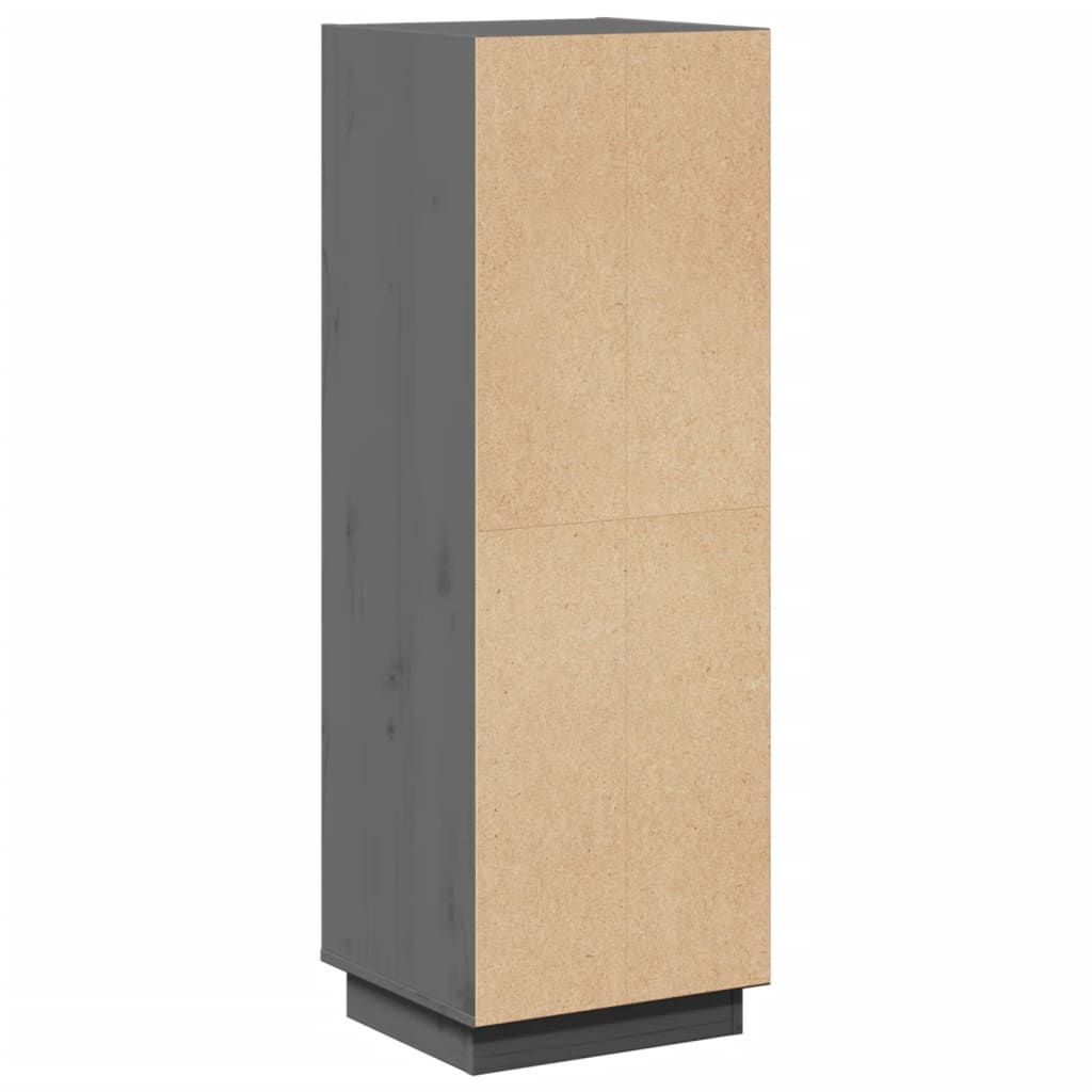 Hoge kast 37x34x110 cm massief grenenhout grijs Dressoirs & buffetkasten | Creëer jouw Trendy Thuis | Gratis bezorgd & Retour | Trendy.nl