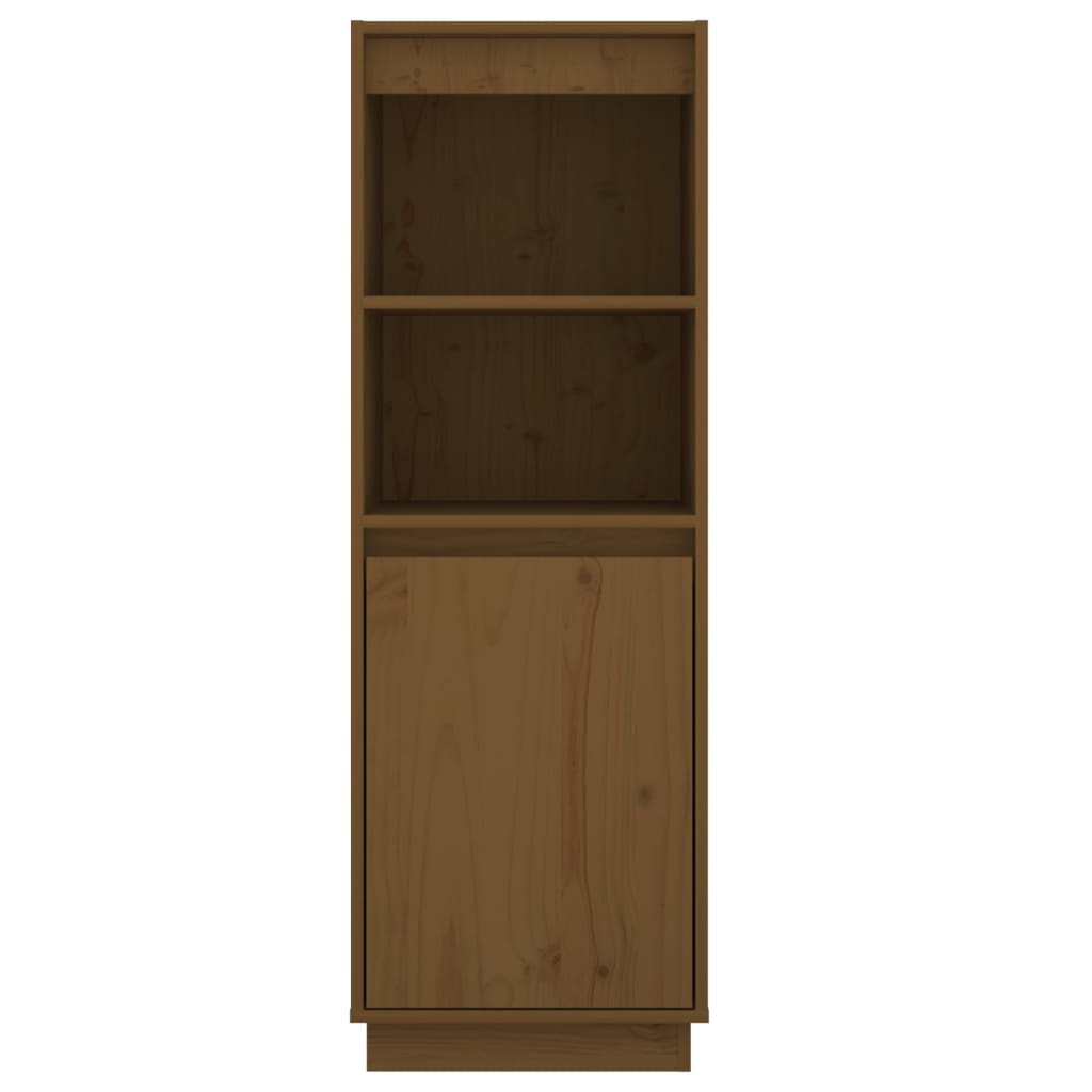 Hoge kast 37x34x110 cm massief grenenhout honingbruin Dressoirs & buffetkasten | Creëer jouw Trendy Thuis | Gratis bezorgd & Retour | Trendy.nl