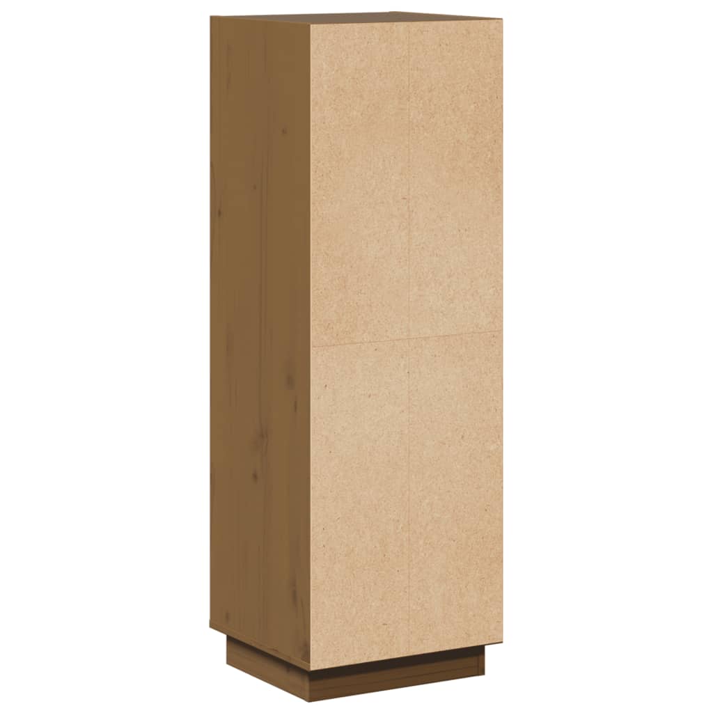 Hoge kast 37x34x110 cm massief grenenhout honingbruin Dressoirs & buffetkasten | Creëer jouw Trendy Thuis | Gratis bezorgd & Retour | Trendy.nl