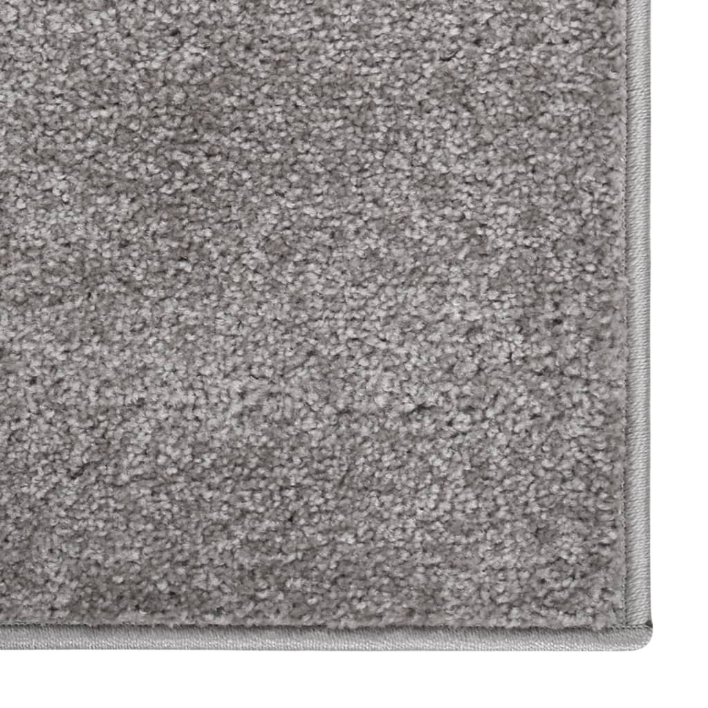 Vloerkleed kortpolig 200x290 cm grijs
