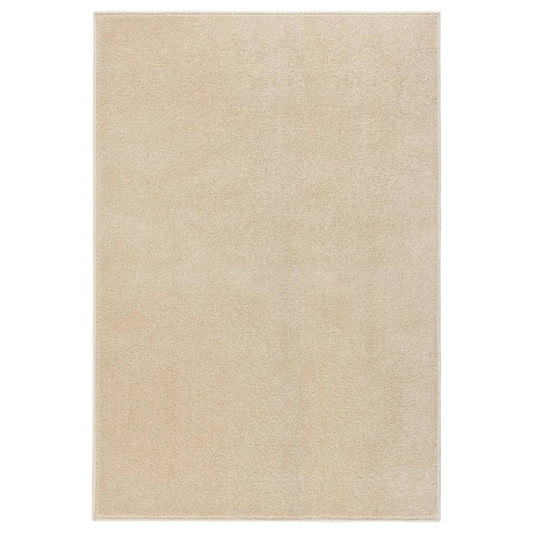 Vloerkleed kortpolig 200x290 cm beige