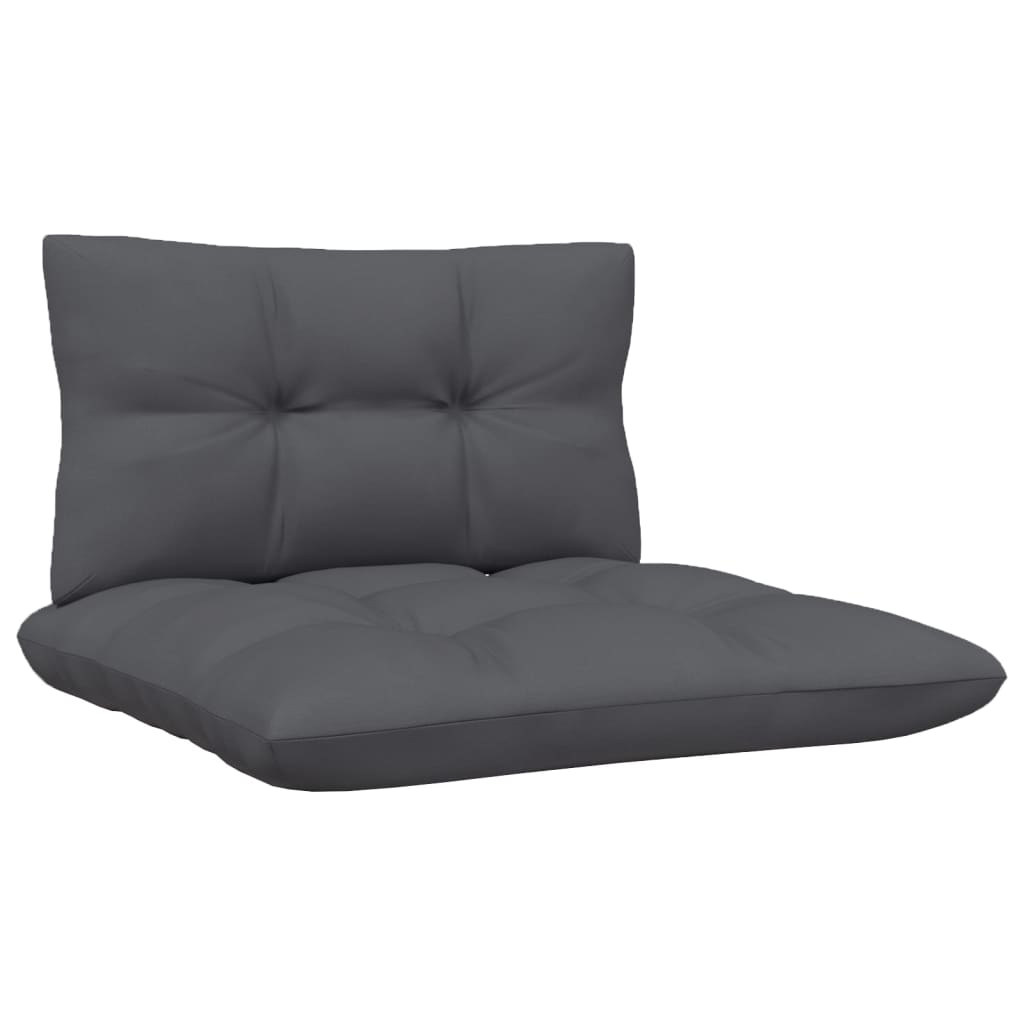 13-delige Loungeset met antracietkleurige kussens grenenhout Tuinsets | Creëer jouw Trendy Thuis | Gratis bezorgd & Retour | Trendy.nl