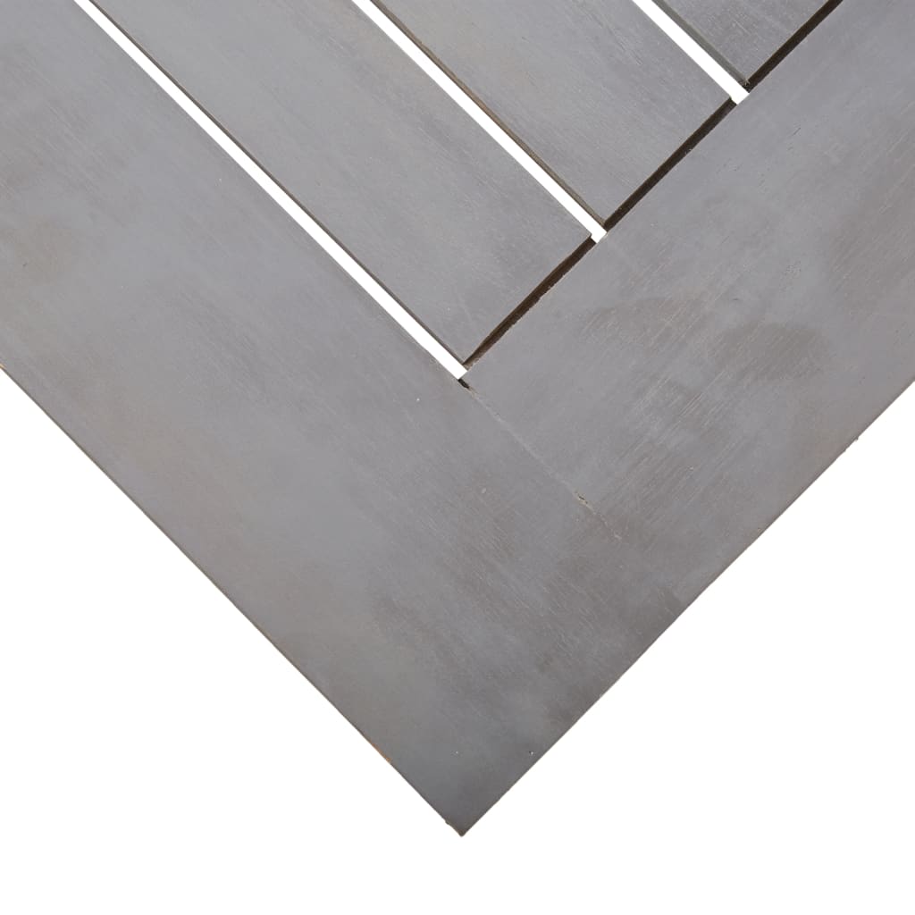 Tuintafel 200x100x75 cm massief acaciahout grijs
