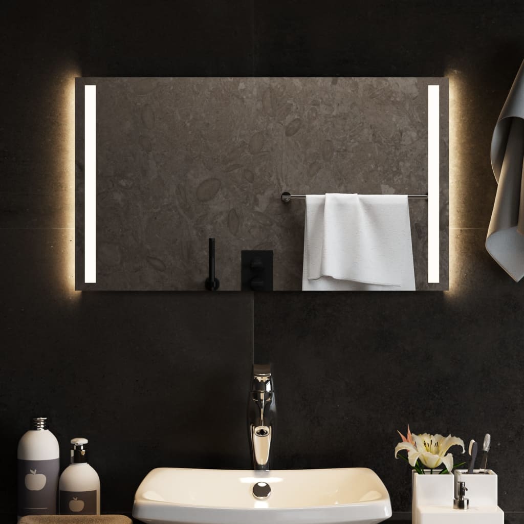 Badkamerspiegel LED 70x40 cm Spiegels | Creëer jouw Trendy Thuis | Gratis bezorgd & Retour | Trendy.nl