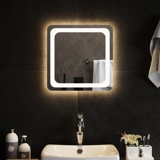 Badkamerspiegel LED 40x40 cm Spiegels | Creëer jouw Trendy Thuis | Gratis bezorgd & Retour | Trendy.nl