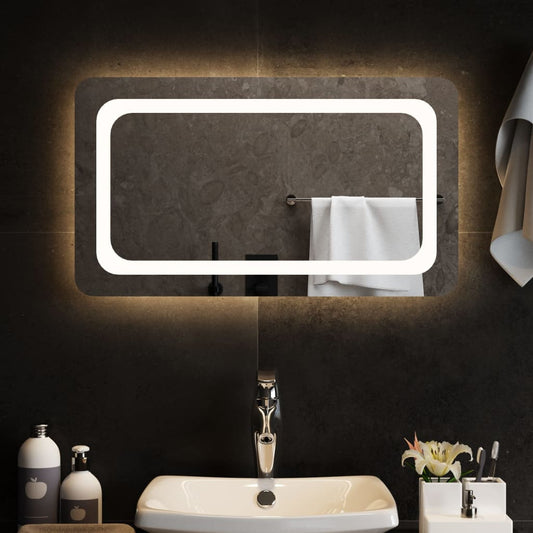 Badkamerspiegel LED 70x40 cm Spiegels | Creëer jouw Trendy Thuis | Gratis bezorgd & Retour | Trendy.nl