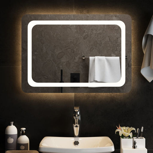 Badkamerspiegel LED 70x50 cm Spiegels | Creëer jouw Trendy Thuis | Gratis bezorgd & Retour | Trendy.nl
