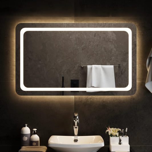 Badkamerspiegel LED 100x60 cm Spiegels | Creëer jouw Trendy Thuis | Gratis bezorgd & Retour | Trendy.nl