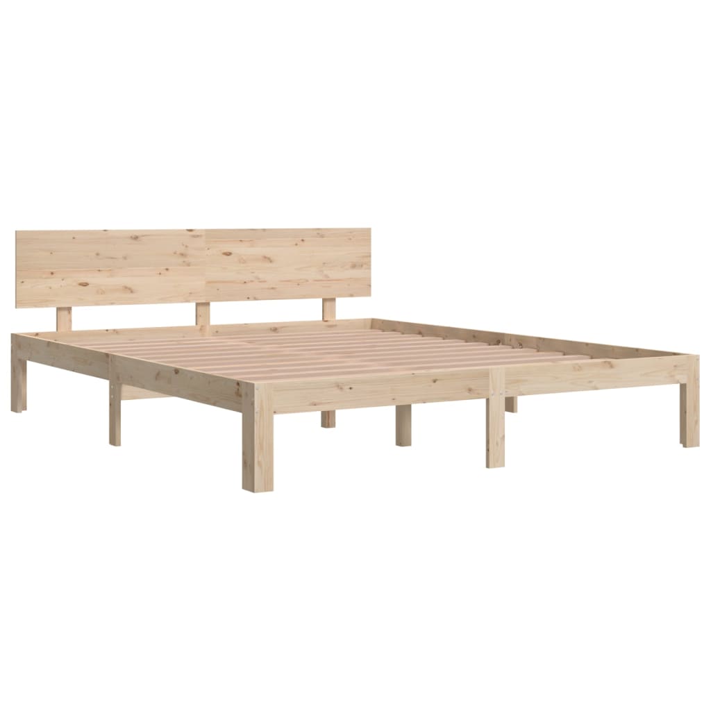 Bedframe massief grenenhout 160x200 cm Bedden & bedframes | Creëer jouw Trendy Thuis | Gratis bezorgd & Retour | Trendy.nl