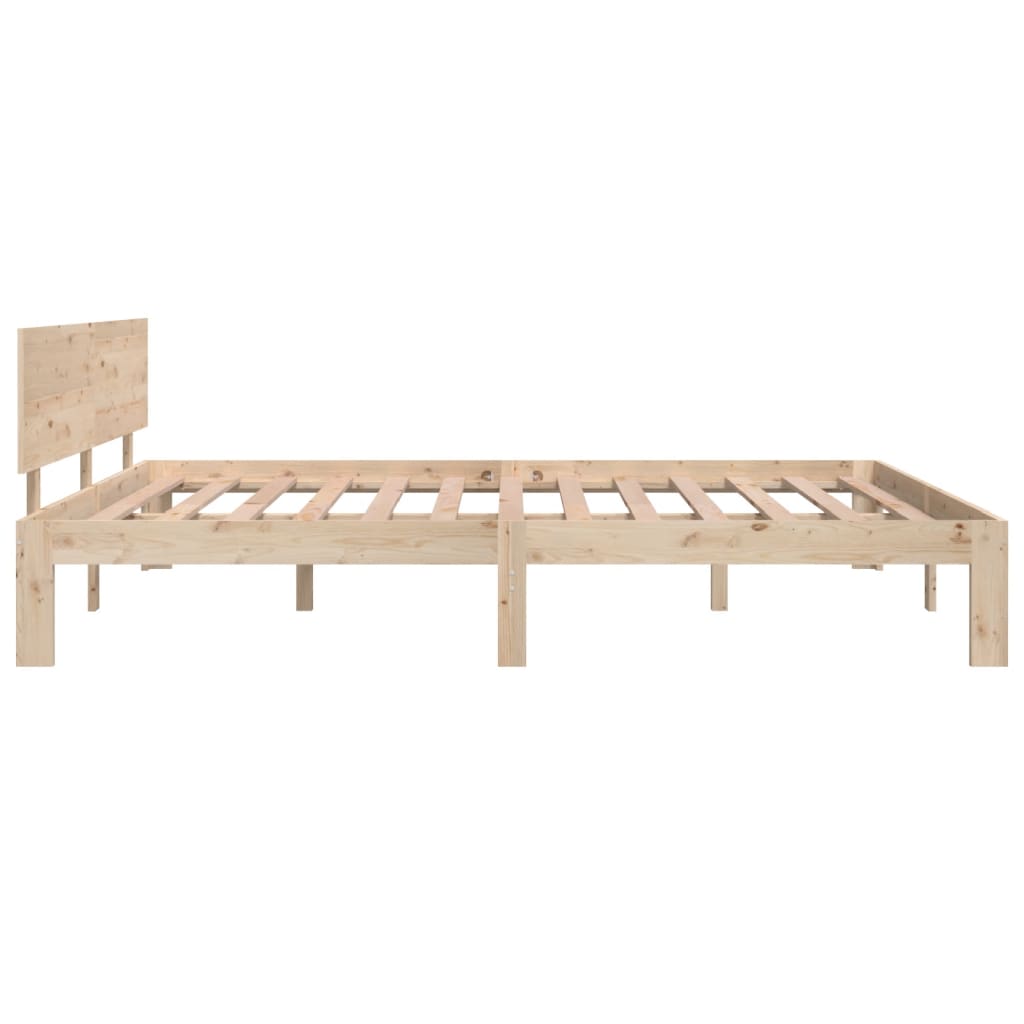 Bedframe massief grenenhout 160x200 cm Bedden & bedframes | Creëer jouw Trendy Thuis | Gratis bezorgd & Retour | Trendy.nl