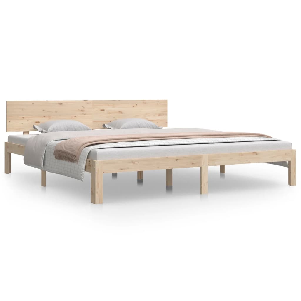 Bedframe massief hout 180x200 cm Bedden & bedframes | Creëer jouw Trendy Thuis | Gratis bezorgd & Retour | Trendy.nl