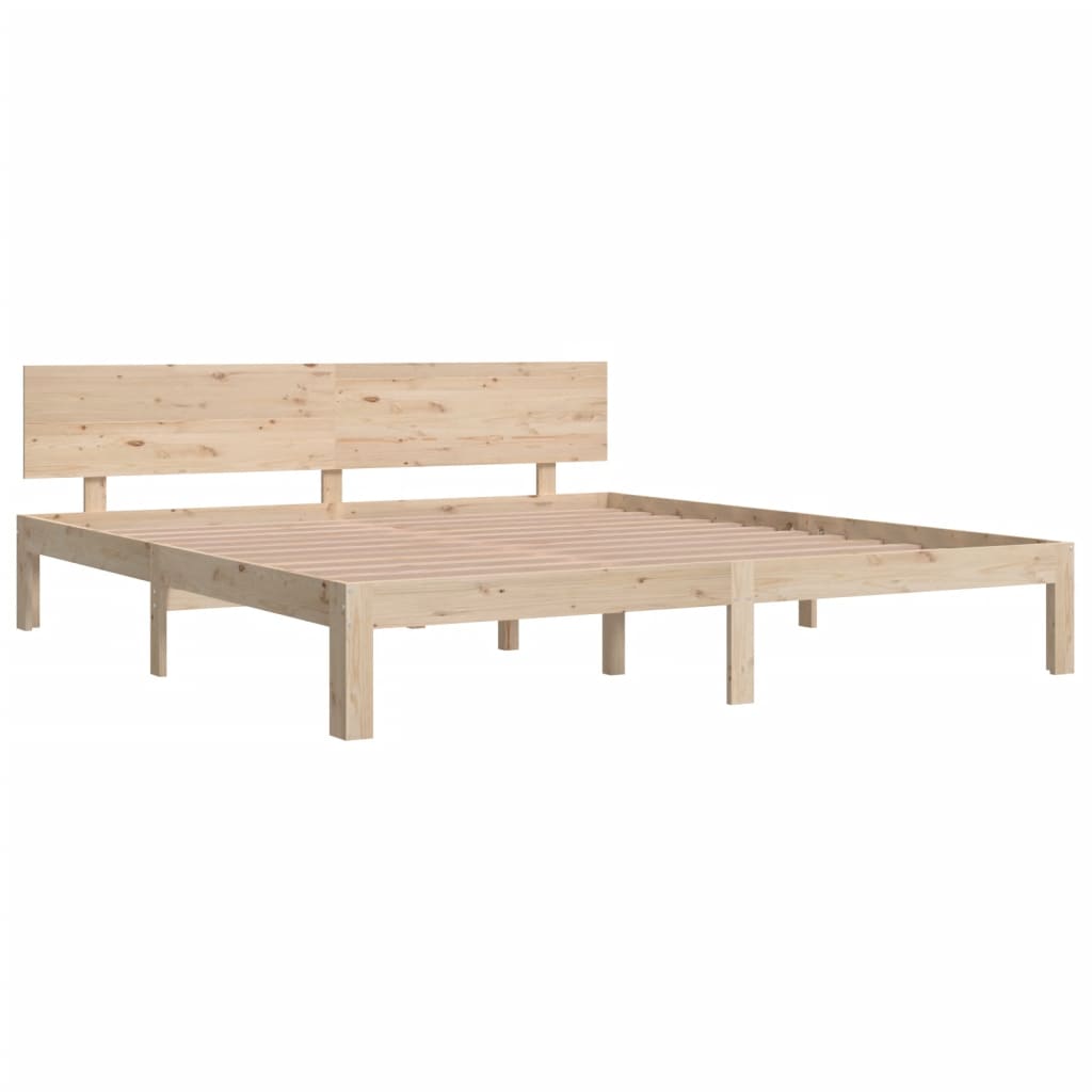 Bedframe massief hout 180x200 cm Bedden & bedframes | Creëer jouw Trendy Thuis | Gratis bezorgd & Retour | Trendy.nl