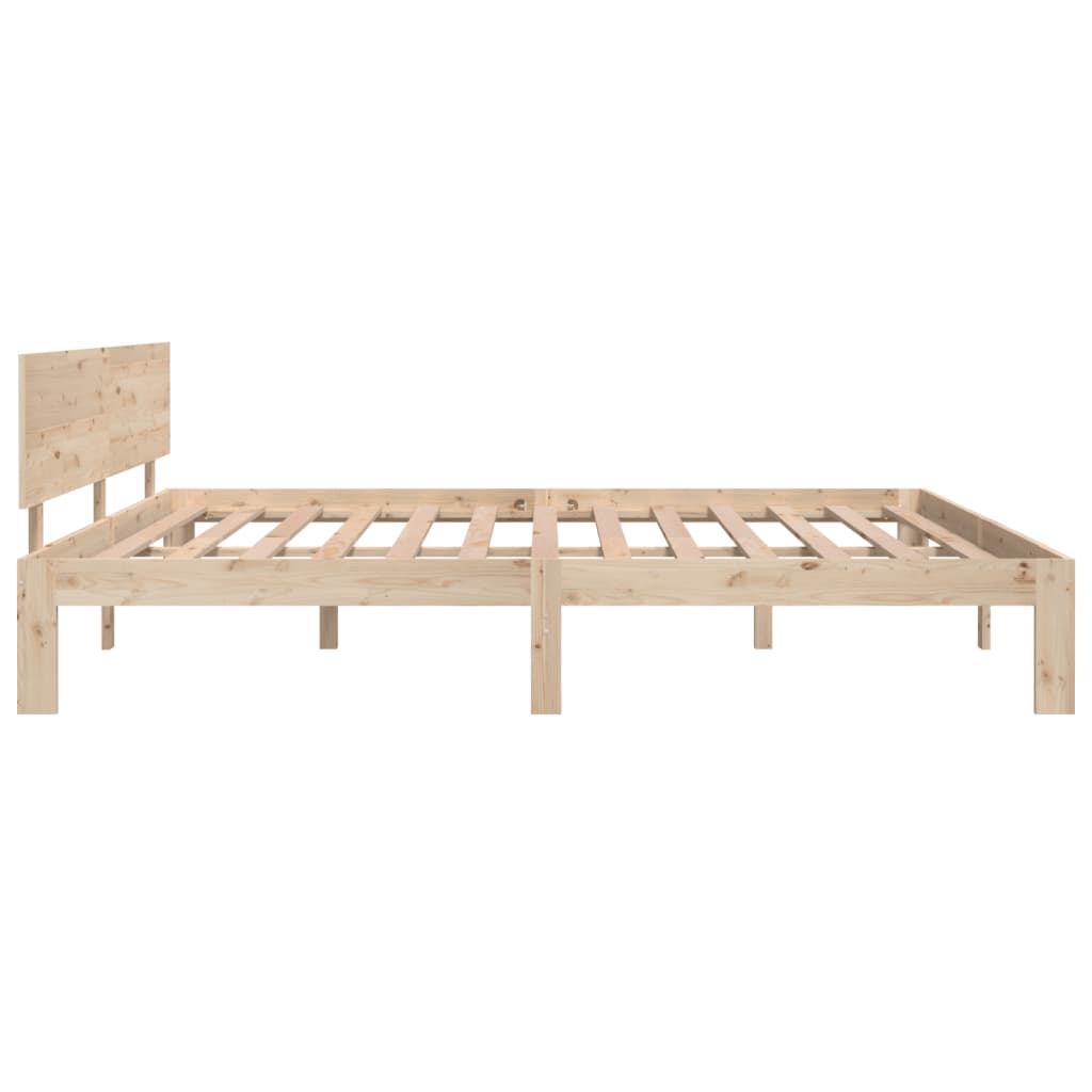 Bedframe massief hout 180x200 cm Bedden & bedframes | Creëer jouw Trendy Thuis | Gratis bezorgd & Retour | Trendy.nl