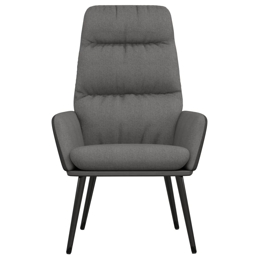 Relaxstoel met voetenbank stof en kunstleer lichtgrijs Fauteuils & Relaxfauteuils | Creëer jouw Trendy Thuis | Gratis bezorgd & Retour | Trendy.nl