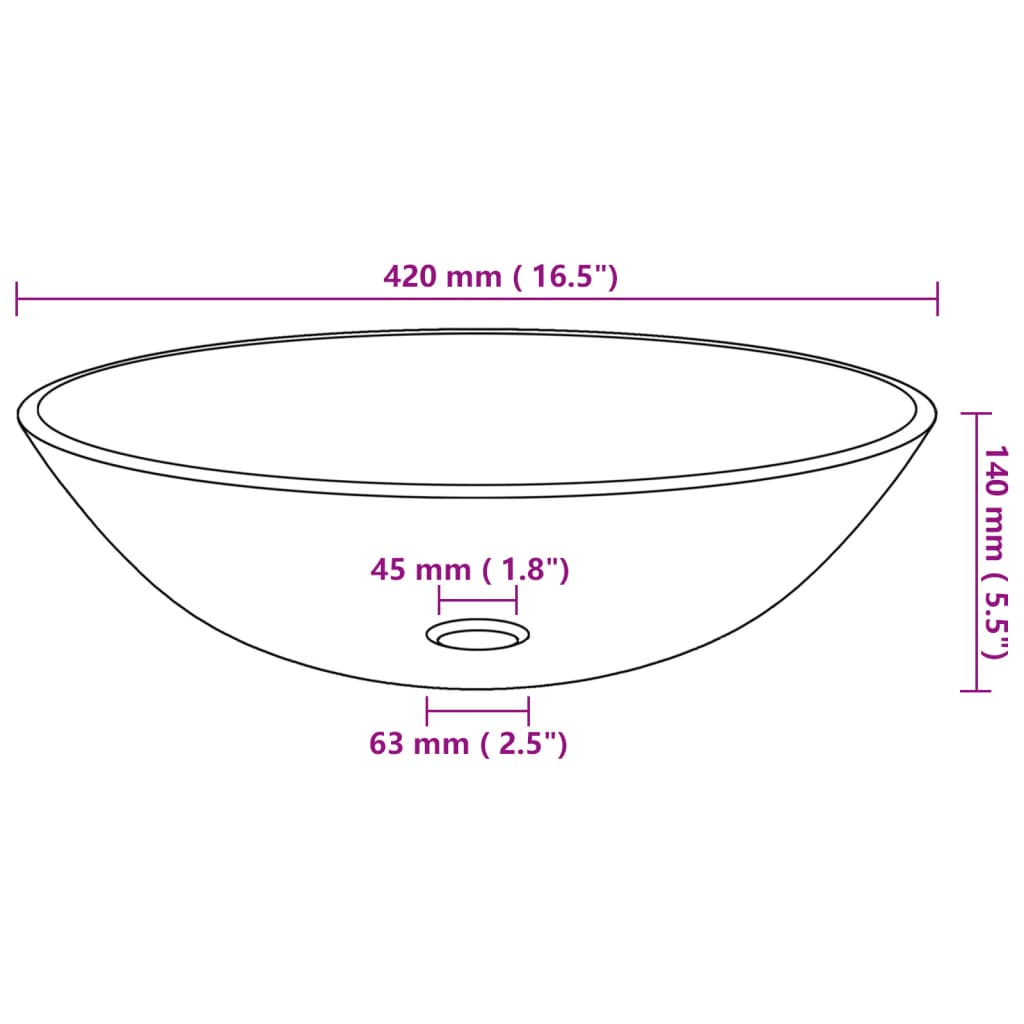 Wastafel met kraan en pop-up afvoer mat gehard glas Gootstenen voor badkamers | Creëer jouw Trendy Thuis | Gratis bezorgd & Retour | Trendy.nl