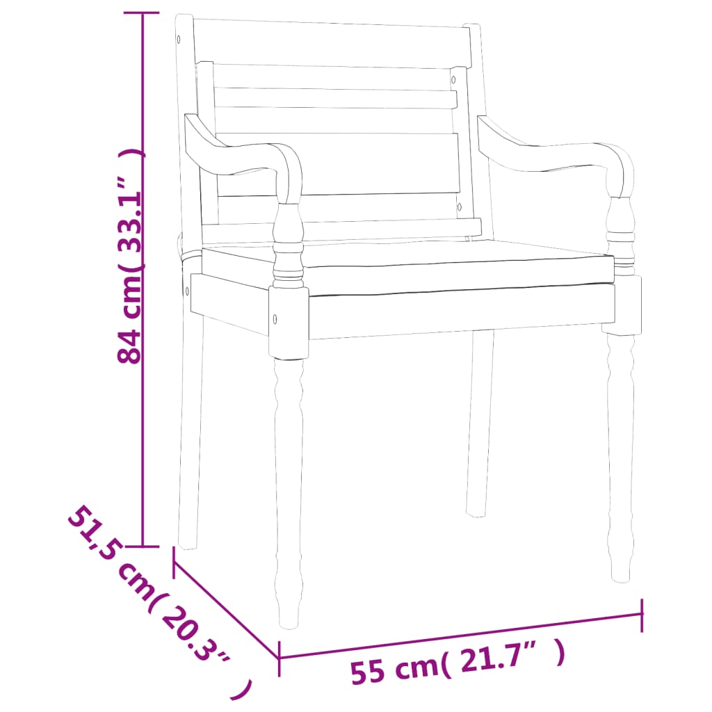 7-delige Tuinset met kussens massief teakhout Tuinsets | Creëer jouw Trendy Thuis | Gratis bezorgd & Retour | Trendy.nl