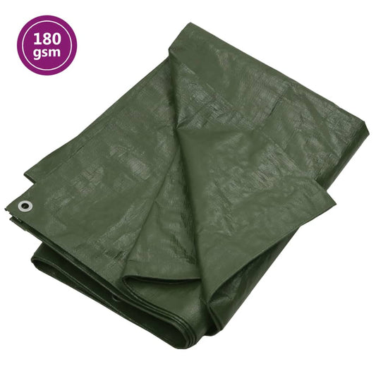 Dekzeil 180 g/m² 6x12 m HDPE groen Afdekdoeken | Creëer jouw Trendy Thuis | Gratis bezorgd & Retour | Trendy.nl