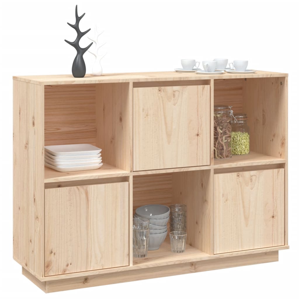 Dressoir 110,5x35x80 cm massief grenenhout Dressoirs & buffetkasten | Creëer jouw Trendy Thuis | Gratis bezorgd & Retour | Trendy.nl