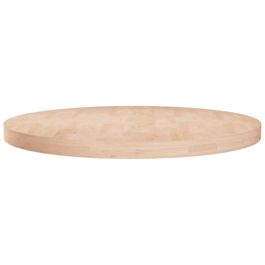 Tafelblad rond Ø60x4 cm onbehandeld massief eikenhout Tafelbladen | Creëer jouw Trendy Thuis | Gratis bezorgd & Retour | Trendy.nl