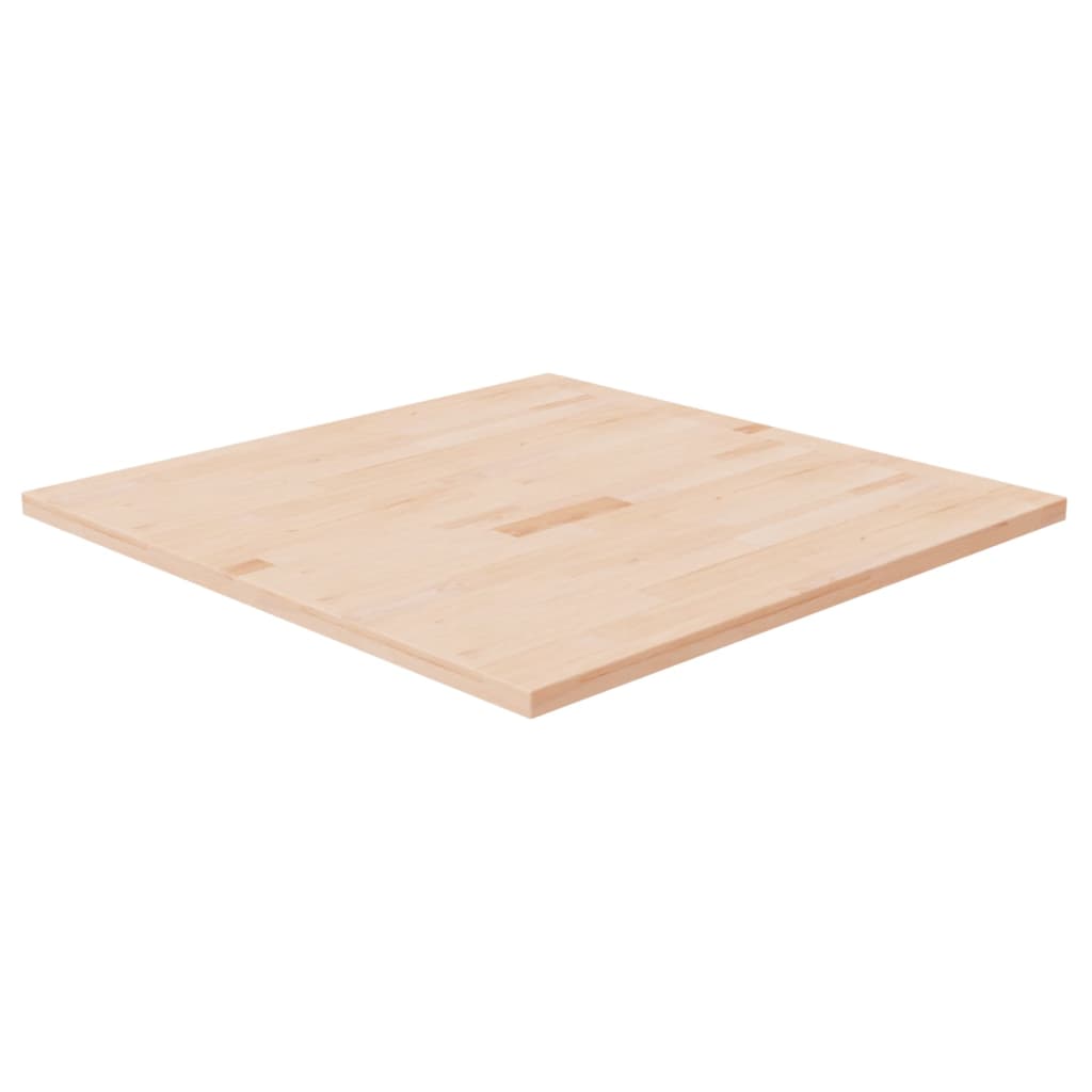 Tafelblad vierkant 80x80x2,5 cm onbehandeld massief eikenhout Tafelbladen | Creëer jouw Trendy Thuis | Gratis bezorgd & Retour | Trendy.nl