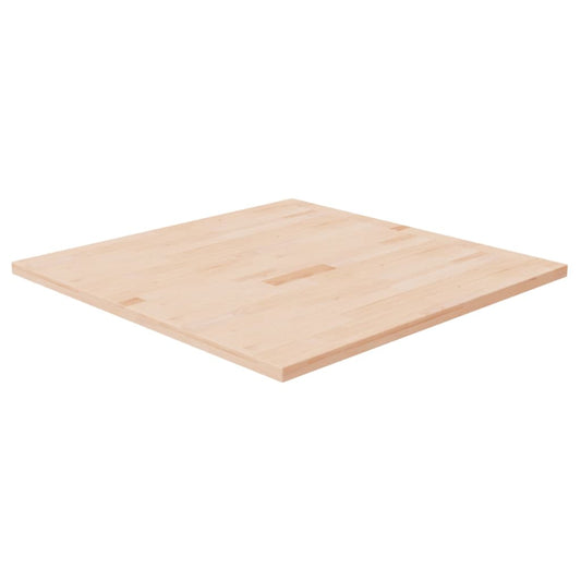 Tafelblad vierkant 80x80x2,5 cm onbehandeld massief eikenhout Tafelbladen | Creëer jouw Trendy Thuis | Gratis bezorgd & Retour | Trendy.nl