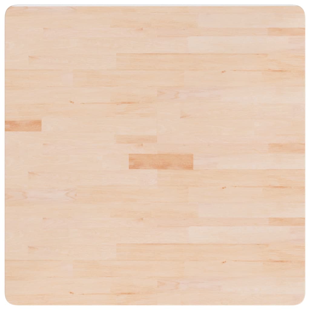 Tafelblad vierkant 80x80x2,5 cm onbehandeld massief eikenhout Tafelbladen | Creëer jouw Trendy Thuis | Gratis bezorgd & Retour | Trendy.nl