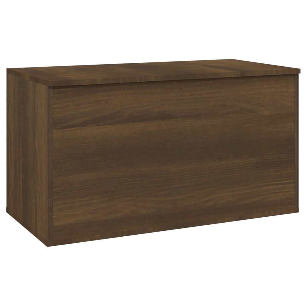 Opbergkist 84x42x46 cm bewerkt hout bruin eikenkleur Speelgoedkisten | Creëer jouw Trendy Thuis | Gratis bezorgd & Retour | Trendy.nl