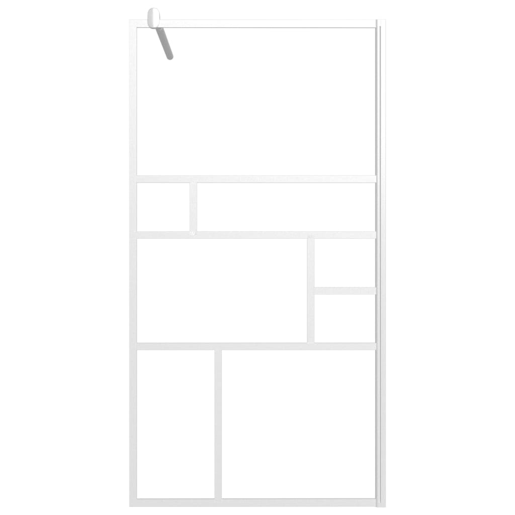 Inloopdouchewand 100x195 cm ESG-glas wit Douchewanden & -muren | Creëer jouw Trendy Thuis | Gratis bezorgd & Retour | Trendy.nl