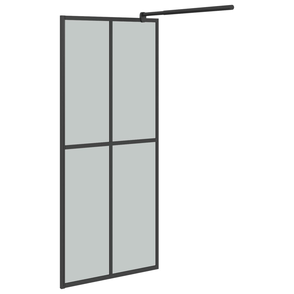 Inloopdouchescherm 80x195 cm donker gehard glas Douchewanden & -muren | Creëer jouw Trendy Thuis | Gratis bezorgd & Retour | Trendy.nl