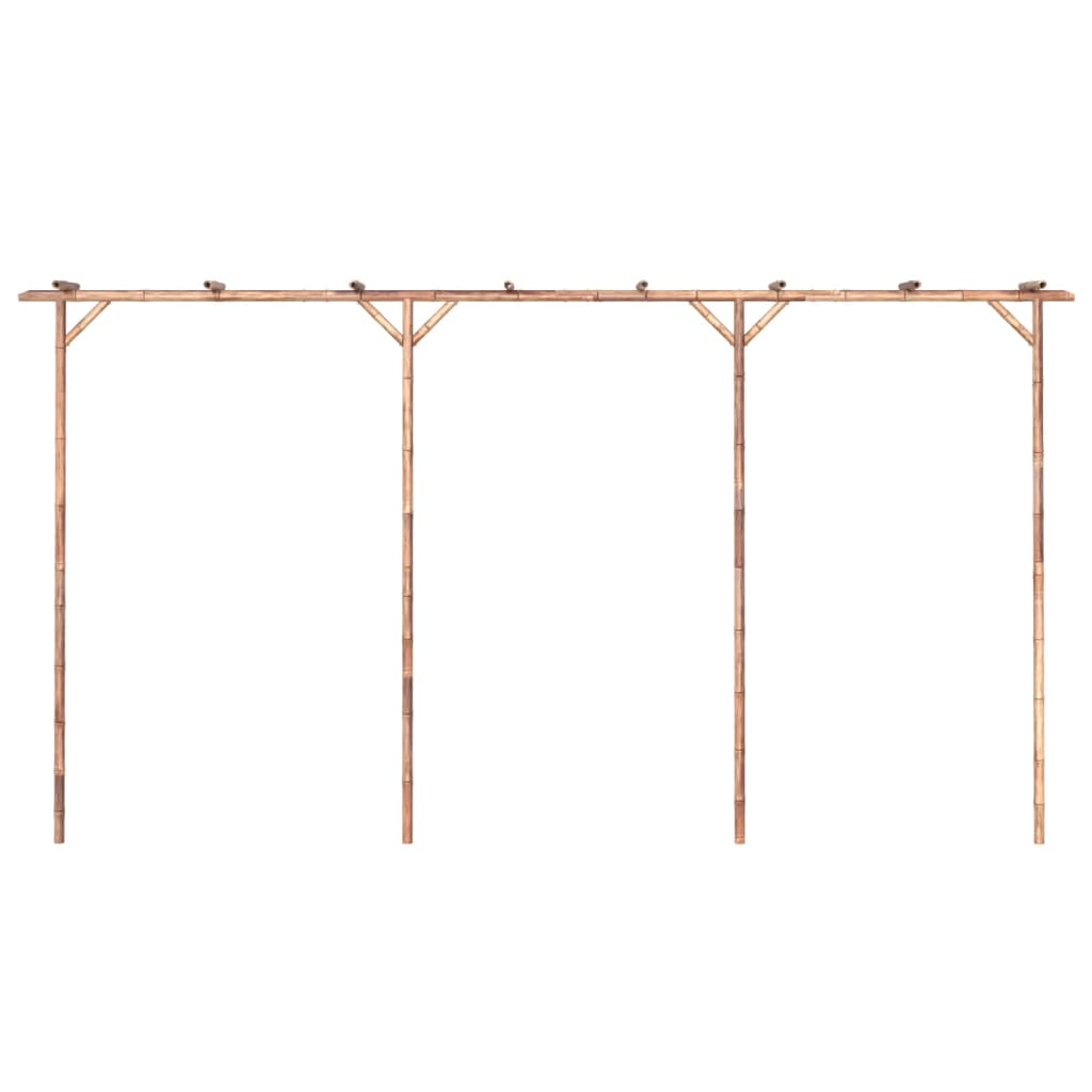 Pergola 385x40x205 cm bamboe Tuinbogen, latwerk & pergola's | Creëer jouw Trendy Thuis | Gratis bezorgd & Retour | Trendy.nl