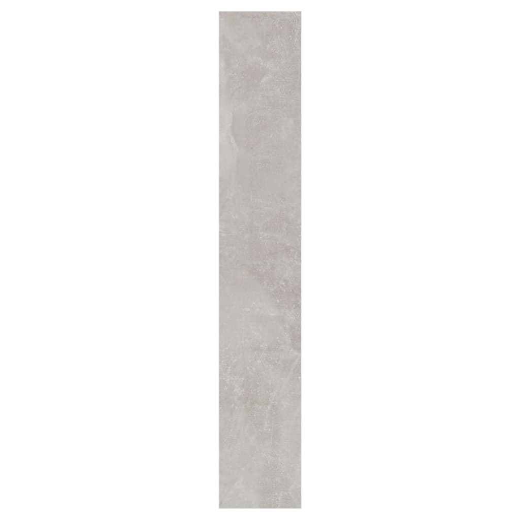 Schoenenkast met spiegel 3-laags 63x17x102,5 cm betongrijs