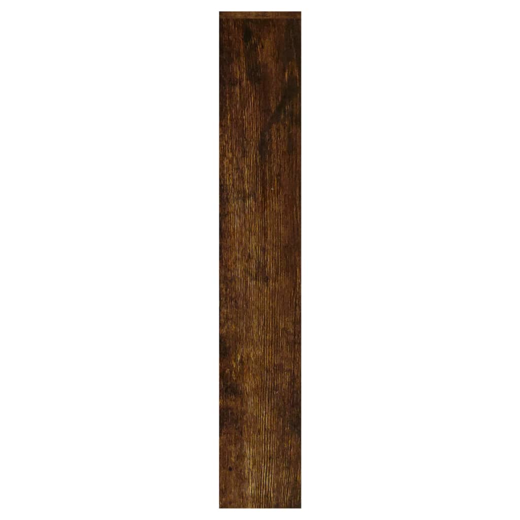 Schoenenkast met spiegel 3-laags 63x17x102,5 cm gerookt eiken