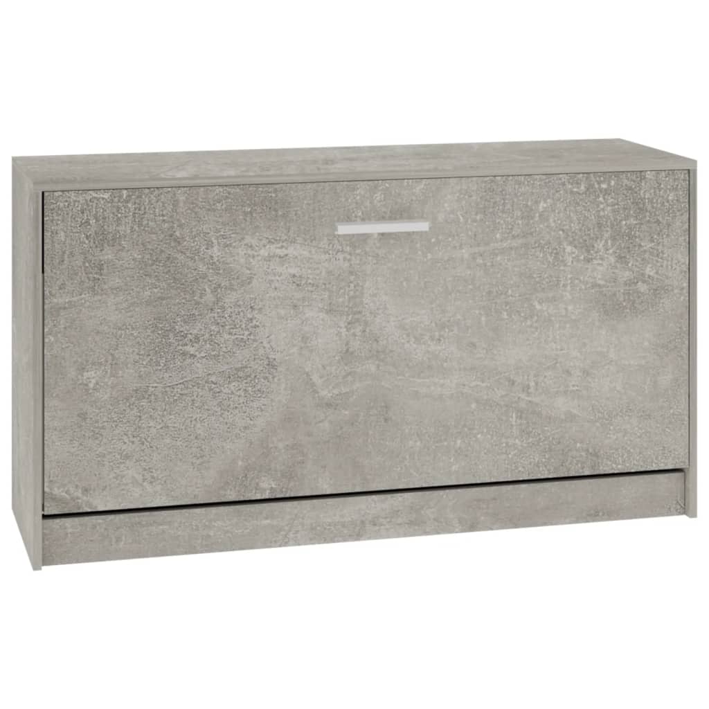 Schoenenbank 80x24x45 cm bewerkt hout betongrijs Schoenenrekken | Creëer jouw Trendy Thuis | Gratis bezorgd & Retour | Trendy.nl