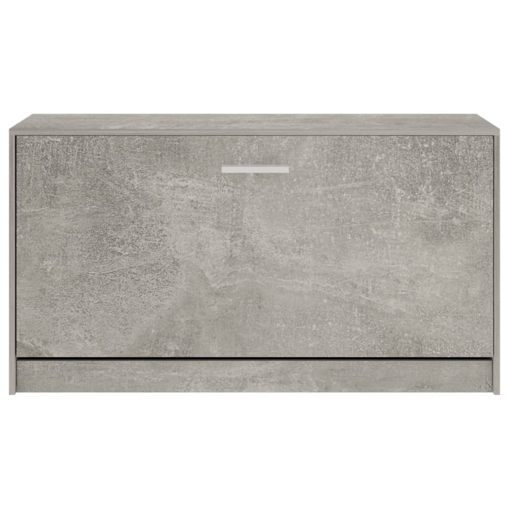 Schoenenbank 80x24x45 cm bewerkt hout betongrijs Schoenenrekken | Creëer jouw Trendy Thuis | Gratis bezorgd & Retour | Trendy.nl