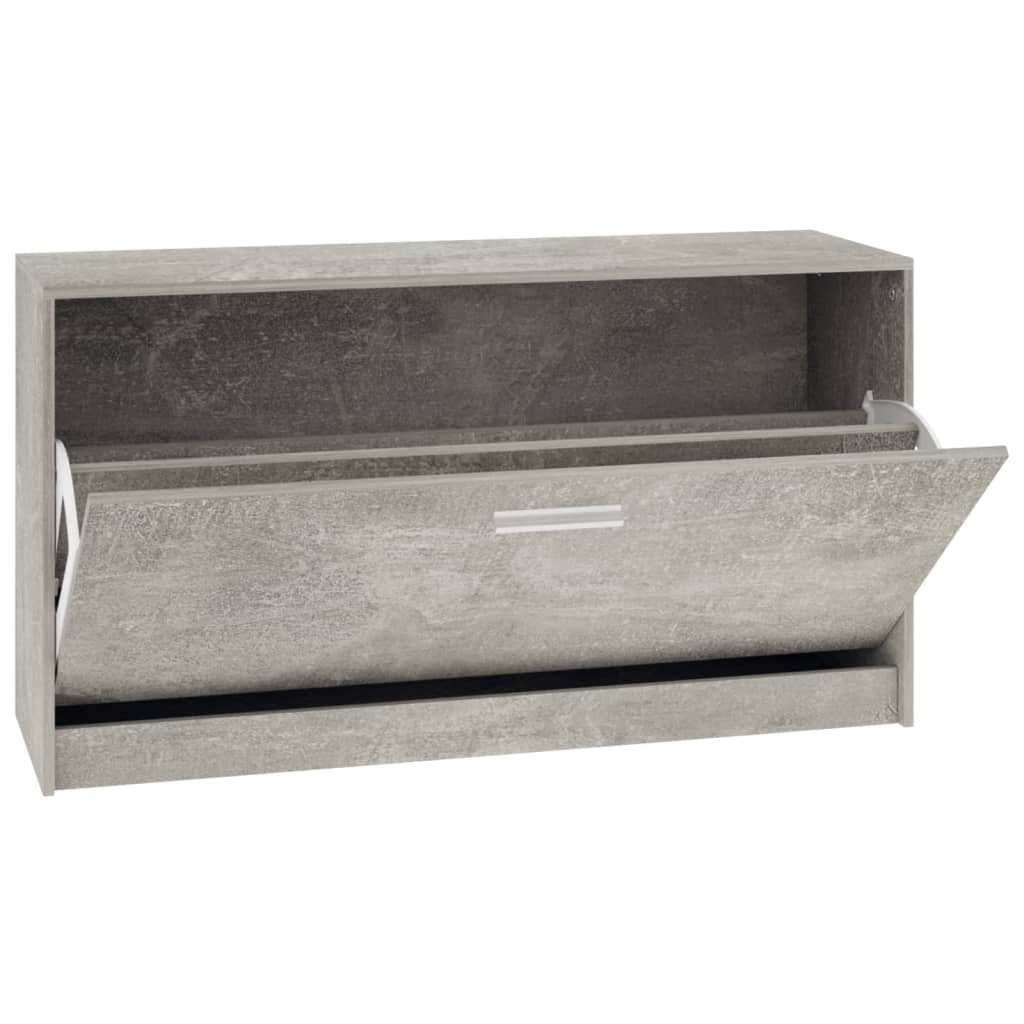 Schoenenbank 80x24x45 cm bewerkt hout betongrijs Schoenenrekken | Creëer jouw Trendy Thuis | Gratis bezorgd & Retour | Trendy.nl