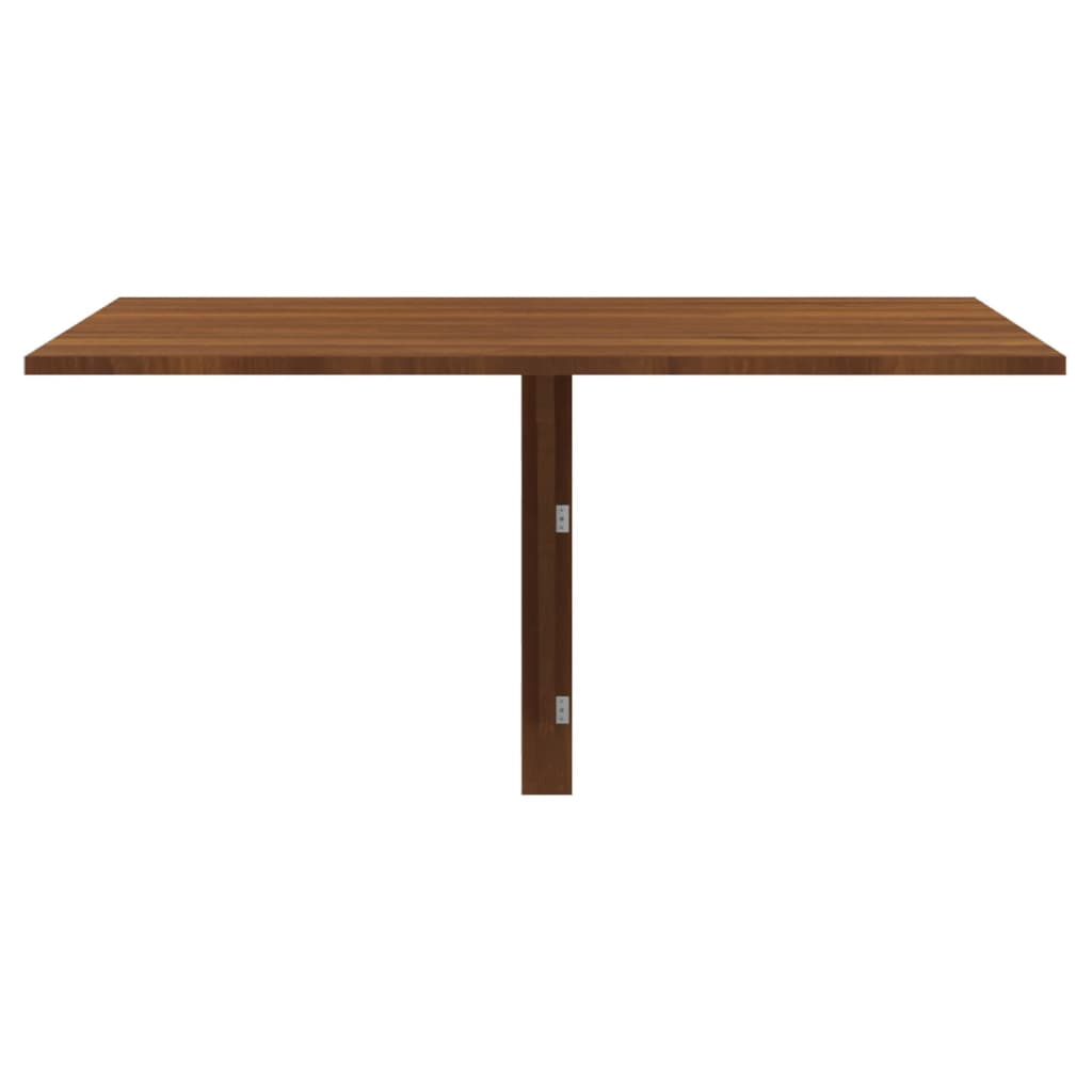 Wandtafel inklapbaar 100x60x56 cm bewerkt hout bruineiken Klaptafels | Creëer jouw Trendy Thuis | Gratis bezorgd & Retour | Trendy.nl