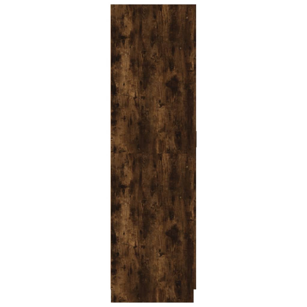 Kledingkast 80x52x180 cm bewerkt hout gerookt eikenkleurig Kledingkasten | Creëer jouw Trendy Thuis | Gratis bezorgd & Retour | Trendy.nl