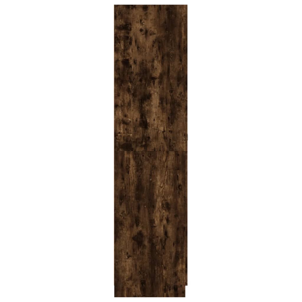 Kledingkast 90x52x200 cm bewerkt hout gerookt eikenkleurig Kledingkasten | Creëer jouw Trendy Thuis | Gratis bezorgd & Retour | Trendy.nl