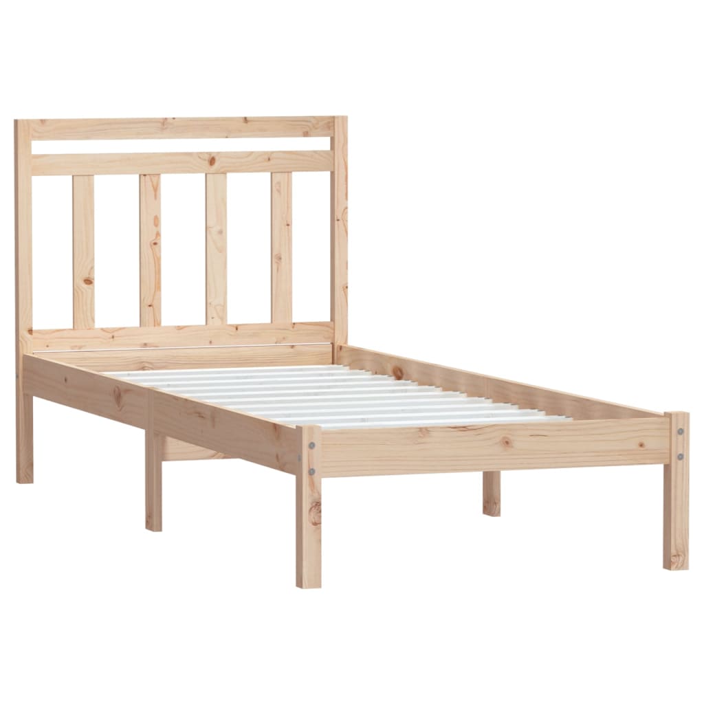 Bedframe massief hout 90x190 cm Bedden & bedframes | Creëer jouw Trendy Thuis | Gratis bezorgd & Retour | Trendy.nl