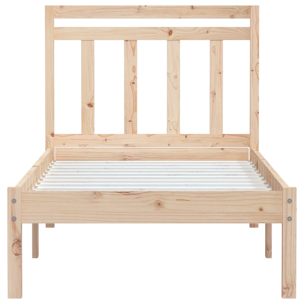 Bedframe massief hout 90x190 cm Bedden & bedframes | Creëer jouw Trendy Thuis | Gratis bezorgd & Retour | Trendy.nl