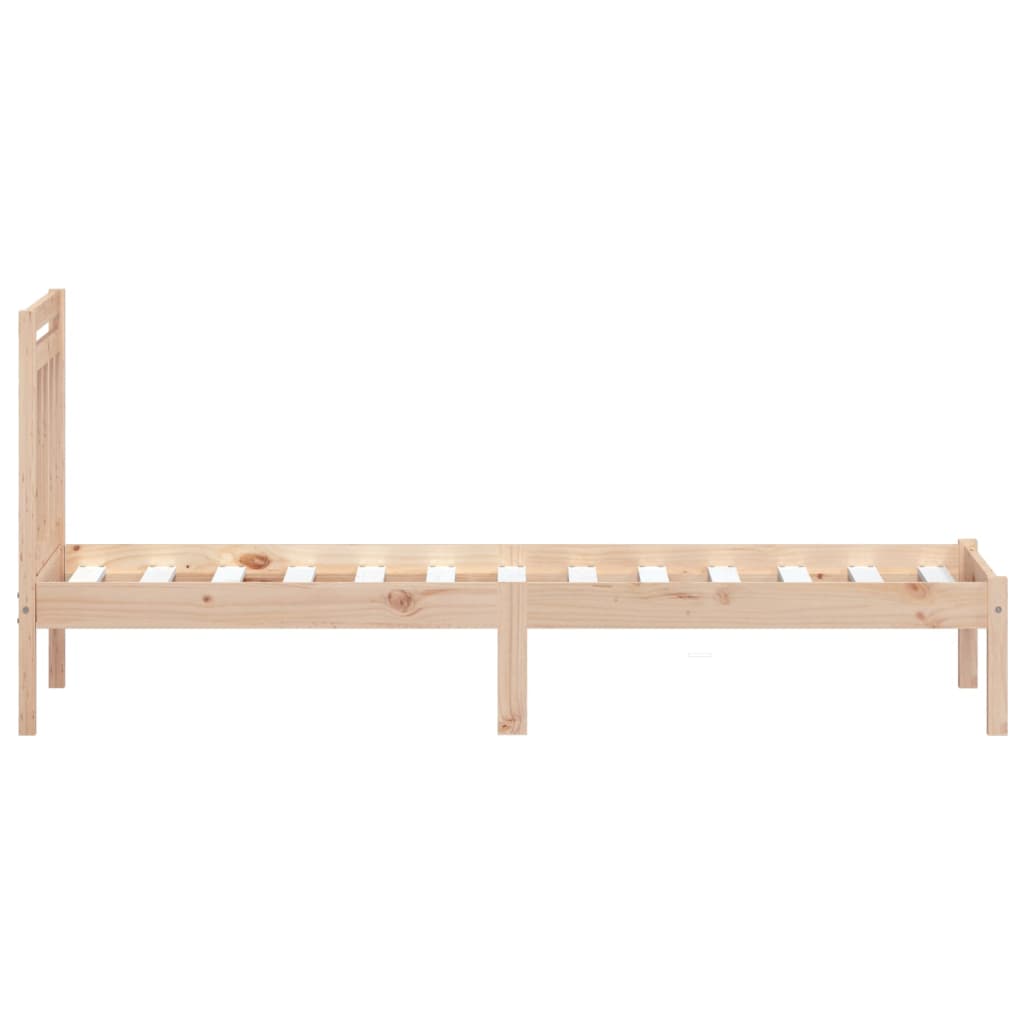 Bedframe massief hout 90x190 cm Bedden & bedframes | Creëer jouw Trendy Thuis | Gratis bezorgd & Retour | Trendy.nl