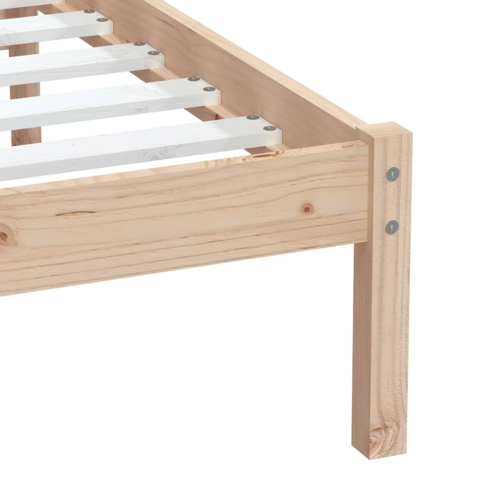 Bedframe massief hout 90x190 cm Bedden & bedframes | Creëer jouw Trendy Thuis | Gratis bezorgd & Retour | Trendy.nl