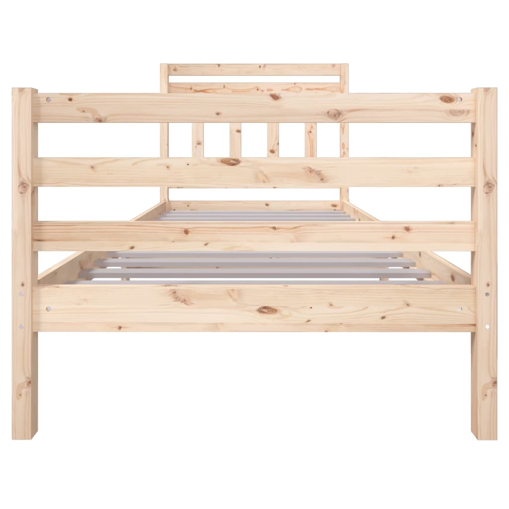 Bedframe massief hout 90x190 cm Bedden & bedframes | Creëer jouw Trendy Thuis | Gratis bezorgd & Retour | Trendy.nl