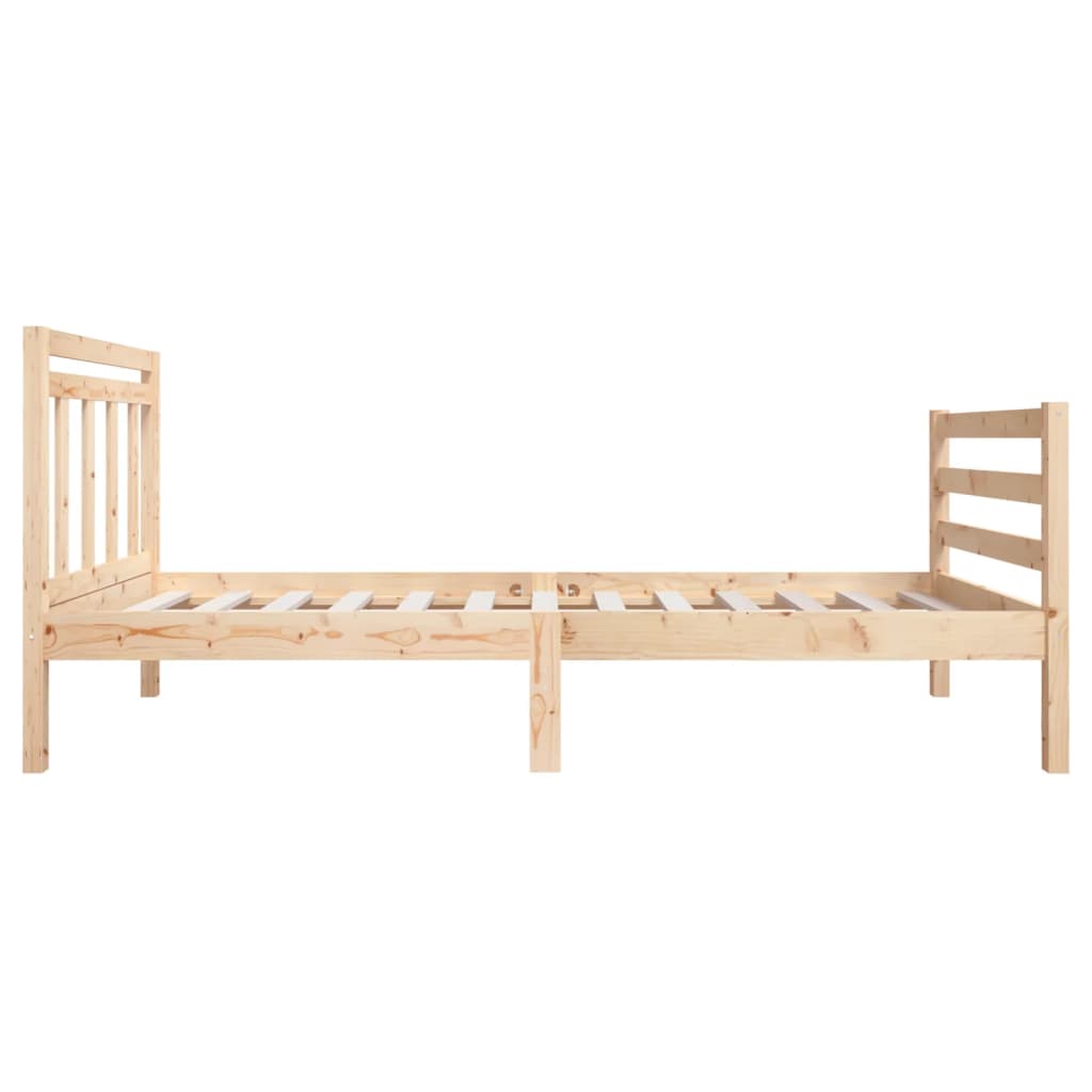 Bedframe massief hout 90x190 cm Bedden & bedframes | Creëer jouw Trendy Thuis | Gratis bezorgd & Retour | Trendy.nl