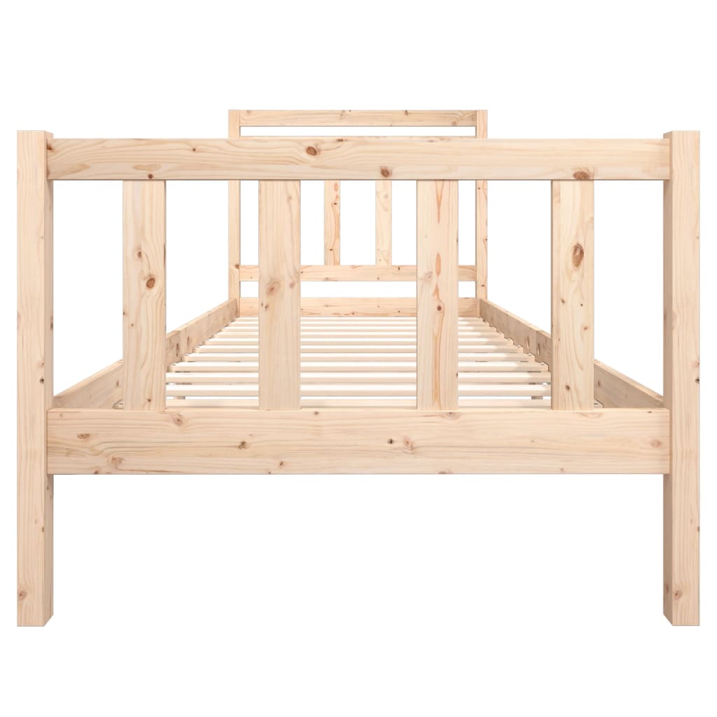 Bedframe massief hout 90x190 cm Bedden & bedframes | Creëer jouw Trendy Thuis | Gratis bezorgd & Retour | Trendy.nl