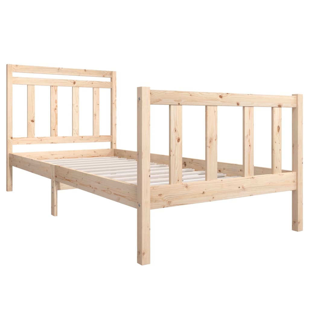 Bedframe massief hout 100x200 cm Bedden & bedframes | Creëer jouw Trendy Thuis | Gratis bezorgd & Retour | Trendy.nl